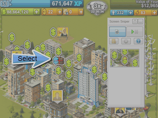 Add the target in the form of a fragment briefcase